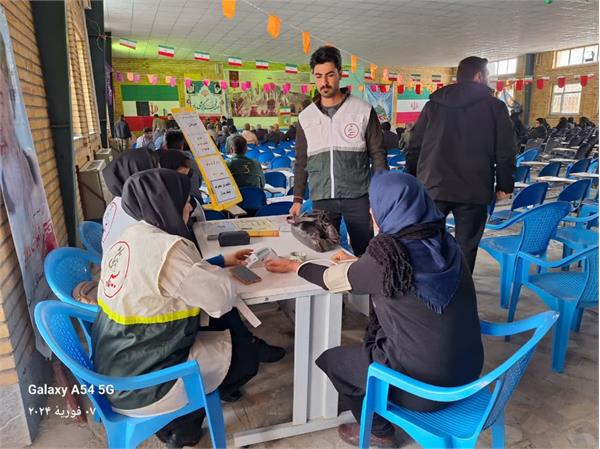 ارائه خدمات بهداشتی در مانی رایگان  در عید مبعث