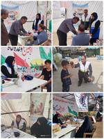 در مسیراربعین 🏴خدمت رسانی به زائران همچنان ادامه دارد