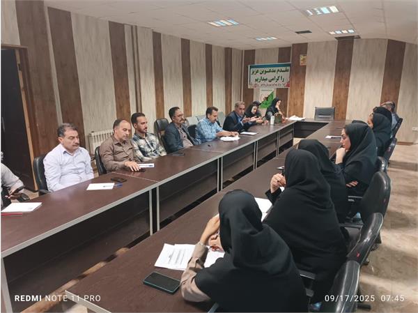 جلسه  هماهنگی در خصوص تکمیل چک لیست عملکرد تیم سلامت