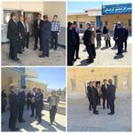 بازدید  رییس سازمان مدیریت و برنامه‌ریزی استان و فرماندار شهرستان با حضور مدیر شبکه بهداشت و درمان از مرکز  بستر درمان