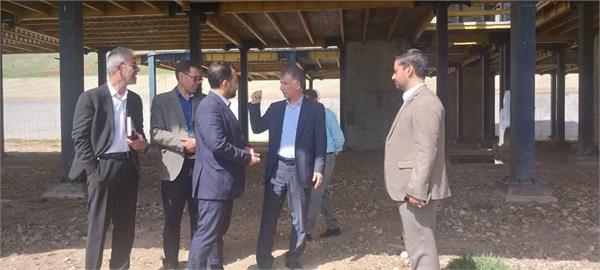 بازدید سرپرست دانشگاه از پروژه در حال ساخت بیمارستان شهرستان دالاهو