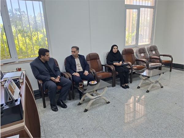 دیدار مهندس نوروزی  مدیر شبکه بهداشت و درمان شهرستان دالاهو با روسای  دادگستری شهرستان دالاهو ( شهر کرند غرب و بخش گهواره)