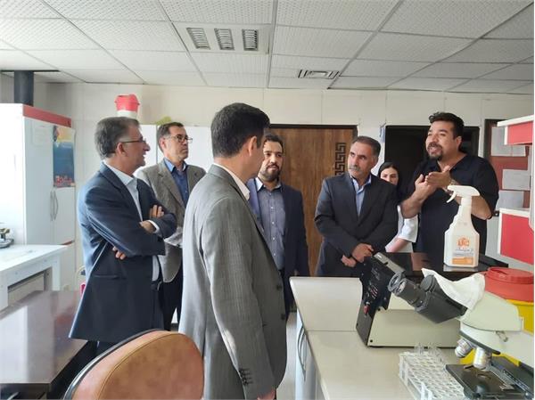 بازدید میدانی دکتر سروش سرپرست دانشگاه به همراه دکتر پرویزی فرماندار شهرستان دالاهو، ازبستردرمان